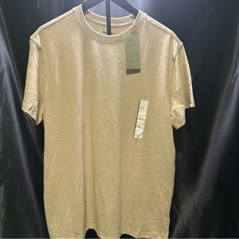 Goodfellow & Co Light Tan Short Sleeve Tee